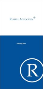 Brochure Embassy Desk | Russell Advocaten Amsterdam