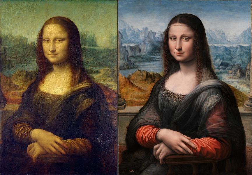 mona lisa tweevoud Social media