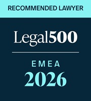 Recommended lawyer Legal 500 EMEA 2026