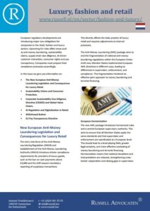 Luxury, fashion and retail | Russell Lawyers Netherlands